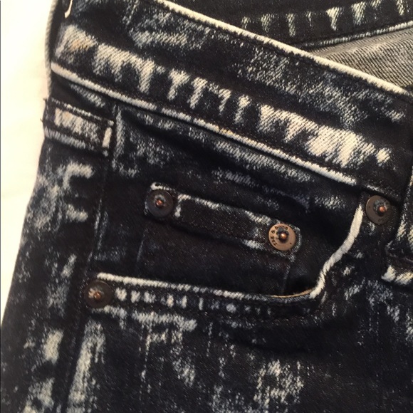 Rag & Bone indigo Retro 90s Acid Wash Skinny Jeans - Picture 6 of 8